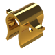 Clip van goudlegering (LV-OR) met laterale retentie incl. spacer 3,50 mm (20+20 stuks)